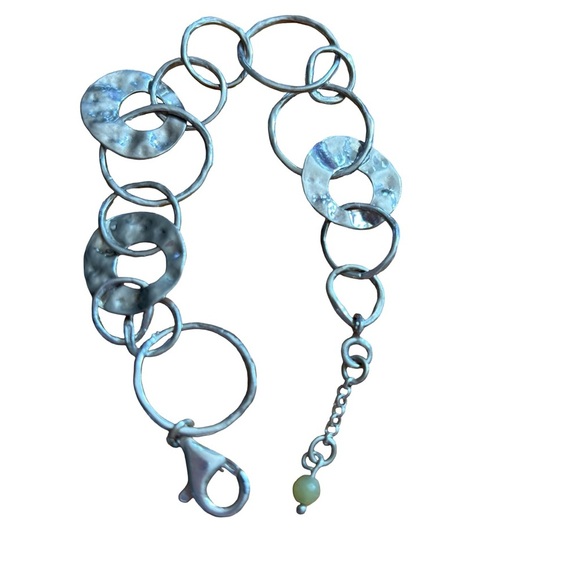 Silpada 925 Sterling Silver Circle Bracelet EUC - Picture 4 of 5